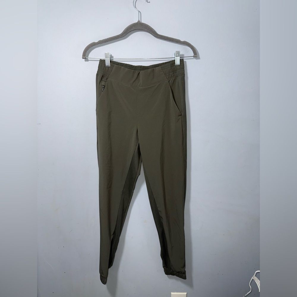 Athleta Womens Brooklyn Jogger Pant Mountain Olive Green Size 2 EUC